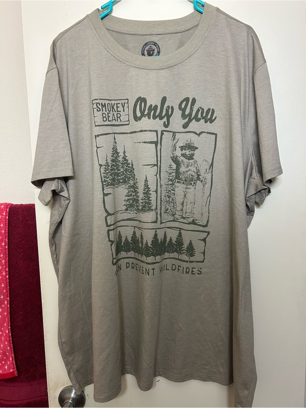 Official License Smokey Bear 'Only You' Short-Sleeve Tee Size 2XL